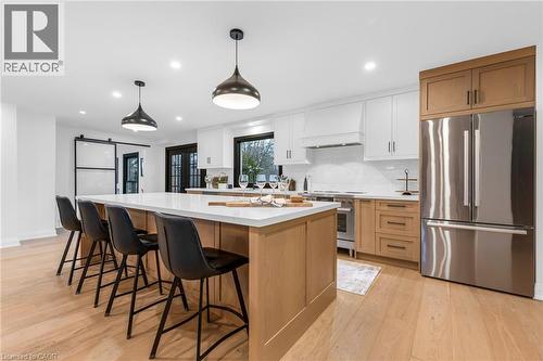 4344 No 1 Side Road, Burlington, ON - Indoor Photo Showing Kitchen With Upgraded Kitchen