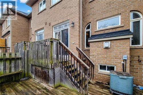 Entrance to property with brick siding - 3362 Whilabout Terrace, Oakville, ON - Outdoor With Exterior