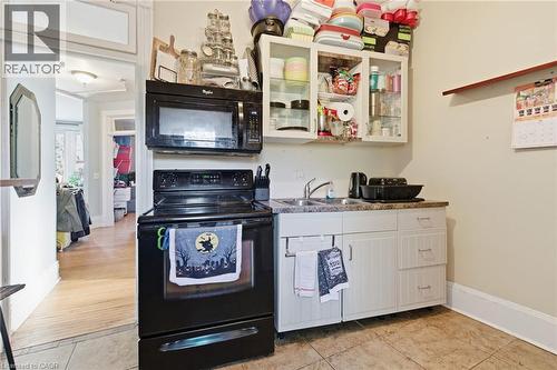 30 Ontario Avenue, Hamilton, ON - Indoor Photo Showing Kitchen With Double Sink
