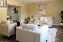 Living area with wood finished floors - 