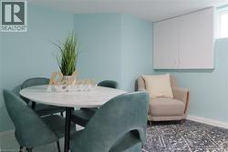 Dining area with baseboards - 