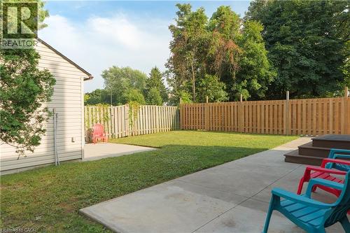 Fenced backyard featuring a patio area - 39 Cloverhill Road, Hamilton, ON - Outdoor