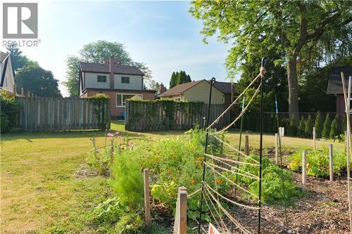 View of yard featuring a vegetable garden - 39 Cloverhill Road, Hamilton, ON - Outdoor