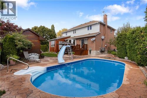 47 Burnt Ember Court, Kitchener, ON - Outdoor With In Ground Pool With Backyard With Exterior