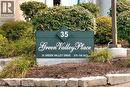 View of Building sign - 35 Green Valley Drive Unit# 103, Kitchener, ON  - Outdoor 