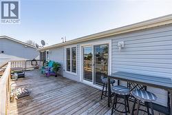 View of wooden terrace - 