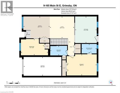 View of floor plan / room layout - 165 Main Street E Unit# 9, Grimsby, ON - Other