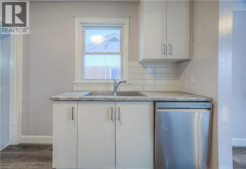 184 Patricia Avenue, Kitchener, ON - Indoor Photo Showing Kitchen With Double Sink