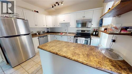 22 Emilie Street, Brantford, ON - Indoor Photo Showing Kitchen With Stainless Steel Kitchen