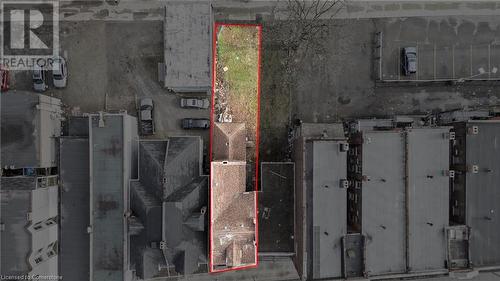 Birds eye view of property - 433 King Street E, Hamilton, ON 