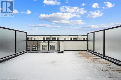 Rooftop Terrace - 1593 Rose Way Unit# 105, Milton, ON - Outdoor With Balcony With View