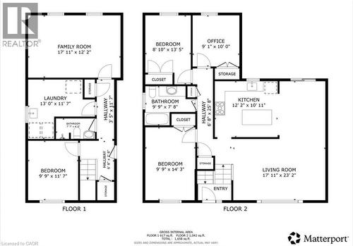 View of home floor plan - 364 Roselawn Place, Waterloo, ON - Other