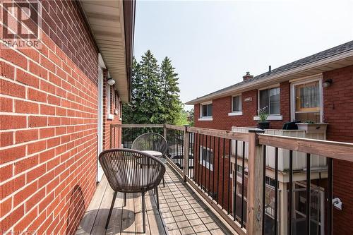 View of balcony - 129 River Road E, Kitchener, ON - Outdoor With Exterior