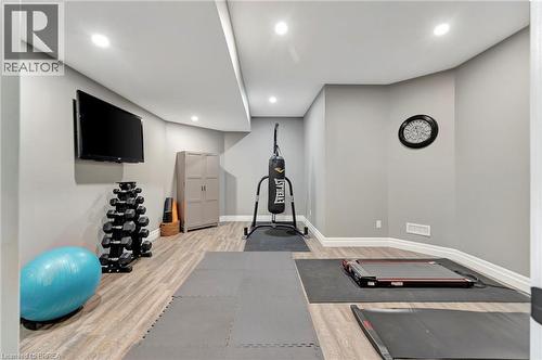 24 Tedley Boulevard, Brantford, ON - Indoor Photo Showing Gym Room