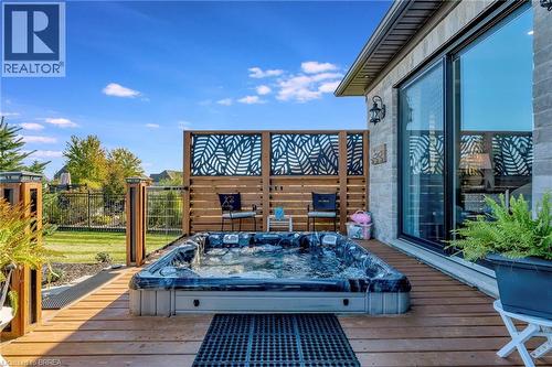 24 Tedley Boulevard, Brantford, ON - Outdoor With Deck Patio Veranda