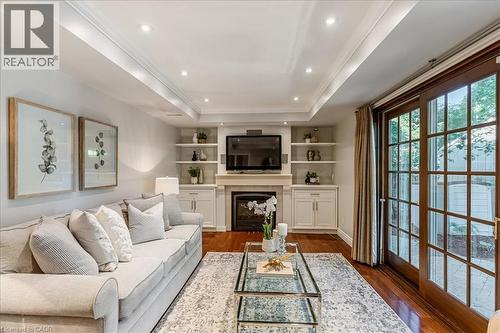 1424 Indian Road, Mississauga, ON - Indoor Photo Showing Living Room With Fireplace