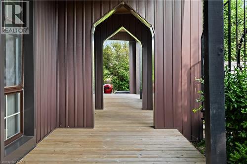 wooden deck - 5368 Menzie Street, Niagara Falls, ON - Outdoor With Exterior