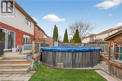 3 Jacqueline Boulevard, Hamilton, ON - Outdoor With Above Ground Pool With Exterior