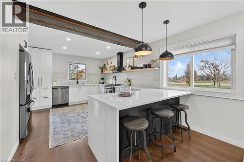 3 Jacqueline Boulevard, Hamilton, ON - Indoor Photo Showing Kitchen With Upgraded Kitchen