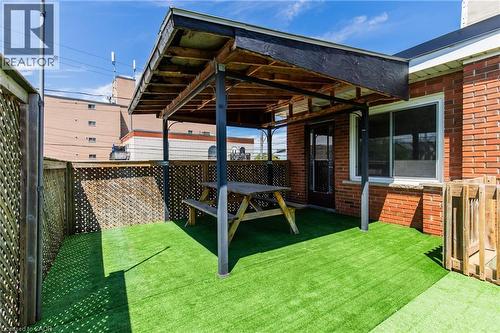 View of yard - 2340 King Street E, Hamilton, ON - Outdoor With Exterior