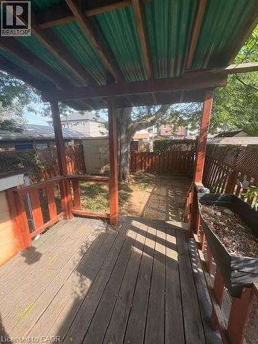 89 Shaw Street, Hamilton, ON - Outdoor With Deck Patio Veranda