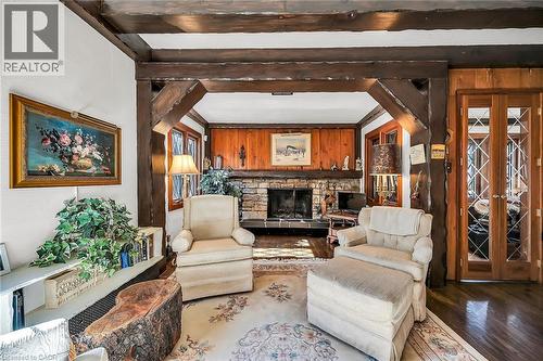 793 Shadeland Avenue, Burlington, ON - Indoor Photo Showing Living Room With Fireplace