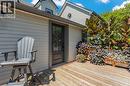 Side Deck new side door - 444 Webber Road, Pelham, ON  - Outdoor With Deck Patio Veranda With Exterior 
