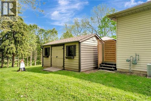 View of shed - 1565 Old Brock Street, Vittoria, ON - Outdoor With Exterior