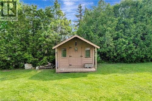 View of shed - 1565 Old Brock Street, Vittoria, ON - Outdoor