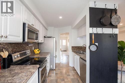 2350 Grand Ravine Drive Unit# 12, Oakville, ON - Indoor Photo Showing Kitchen With Stainless Steel Kitchen With Double Sink With Upgraded Kitchen