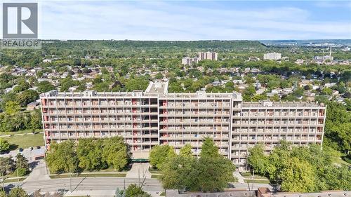 Aerial view of apartment complex - 350 Quigley Road Unit# 512, Hamilton, ON - Outdoor With View