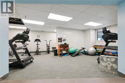 237 King Street W Unit# 703, Cambridge, ON - Indoor Photo Showing Gym Room