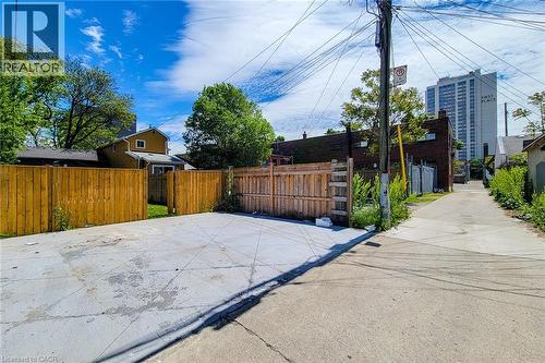 View of gate - 51 West Avenue N, Hamilton, ON - Outdoor