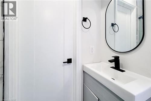 Bathroom featuring vanity - 51 West Avenue N, Hamilton, ON - Indoor Photo Showing Bathroom