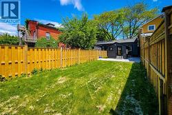 Fenced backyard with a patio - 