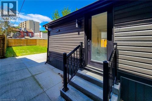 Property entrance featuring a patio - 51 West Avenue N, Hamilton, ON - Outdoor