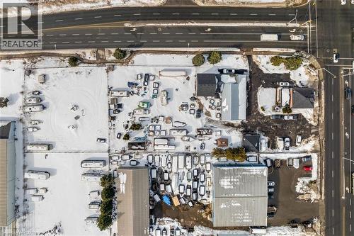 Aerial View Of Yard 100 Sea Cans with Ease - 1360 E Rymal Road E, Hamilton, ON 
