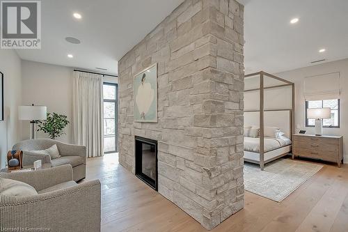 3093 Princess Boulevard, Burlington, ON - Indoor Photo Showing Living Room With Fireplace