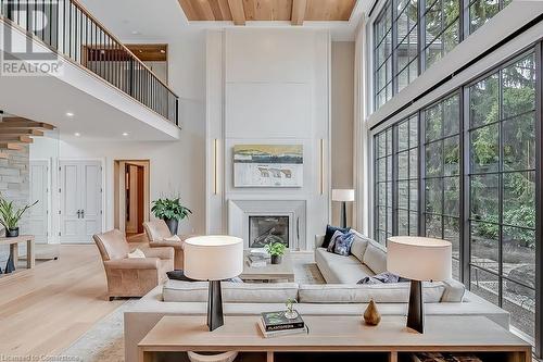 3093 Princess Boulevard, Burlington, ON - Indoor With Fireplace