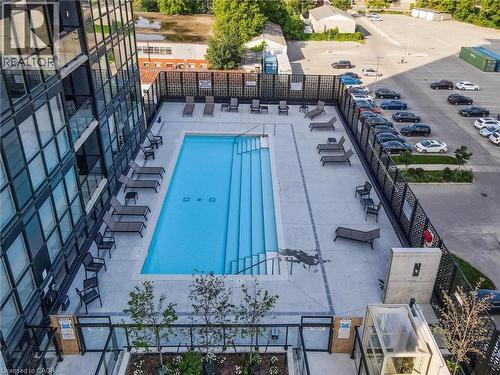 108 Garment Street Unit# 416, Kitchener, ON - Outdoor With In Ground Pool