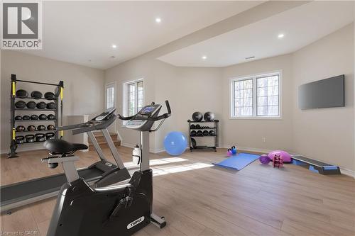 Digitally staged - 1285 Beaufort Drive, Burlington, ON - Indoor Photo Showing Gym Room