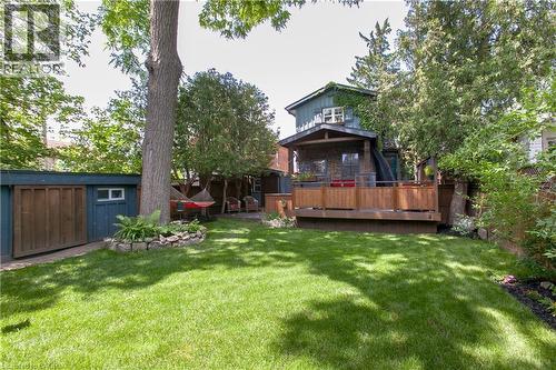 2154 Caroline Street, Burlington, ON - Outdoor With Deck Patio Veranda With Backyard