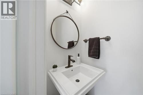 Bathroom with a sink - 136 Braemar Avenue, Caledonia, ON - Indoor Photo Showing Bathroom