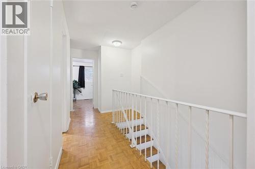Hall with an upstairs landing and baseboards - 11 Ingleside Drive, Kitchener, ON - Indoor Photo Showing Other Room