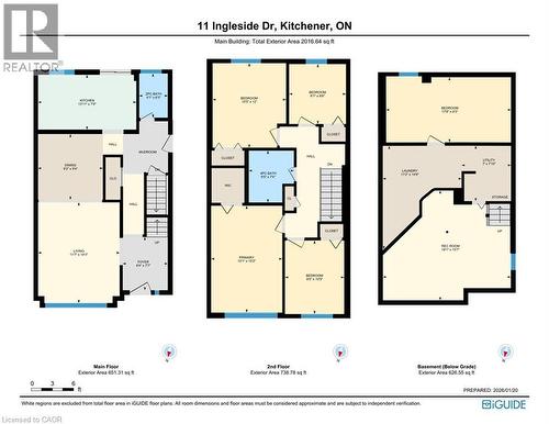 View of property floor plan - 11 Ingleside Drive, Kitchener, ON - Other