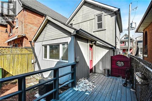 381 Herkimer Street, Hamilton, ON - Outdoor With Deck Patio Veranda