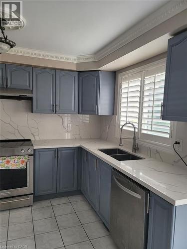 35 Duffield Road, Brampton, ON - Indoor Photo Showing Kitchen With Double Sink