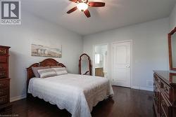 Main floor Primary Bedroom with 3 piece ensuite bath and walk-in closet - 