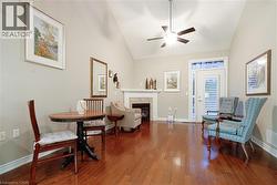 Living Room with access to back deck, garden door with phantom screen - 