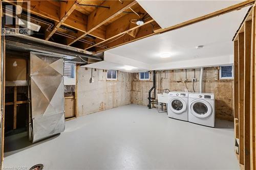 Laundry in basement - 4199 Longmoor Drive Unit# 6, Burlington, ON - Indoor Photo Showing Laundry Room